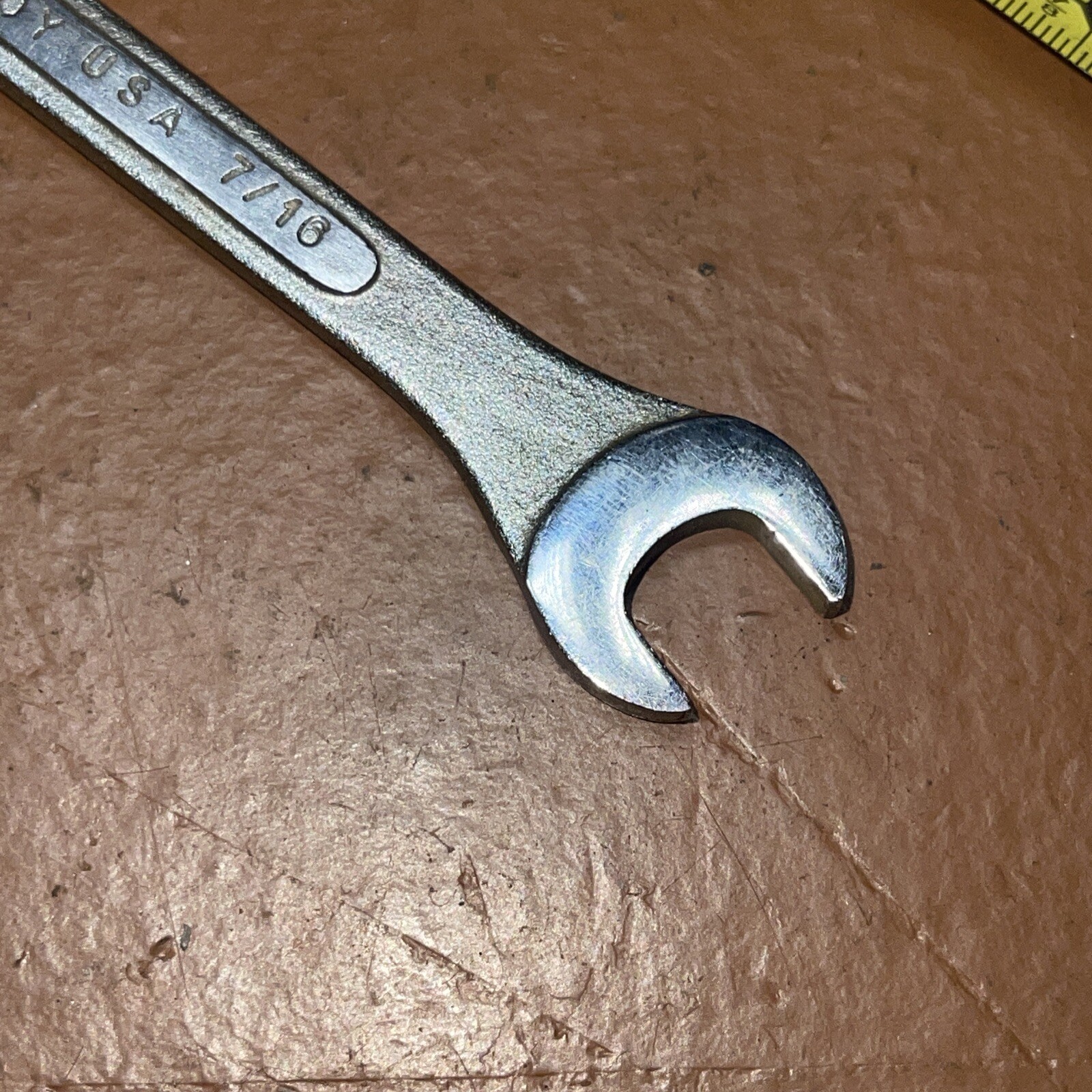 Wizard USA H2081 1/2 in X 7/16 in SAE Open Face Wrench Vintage