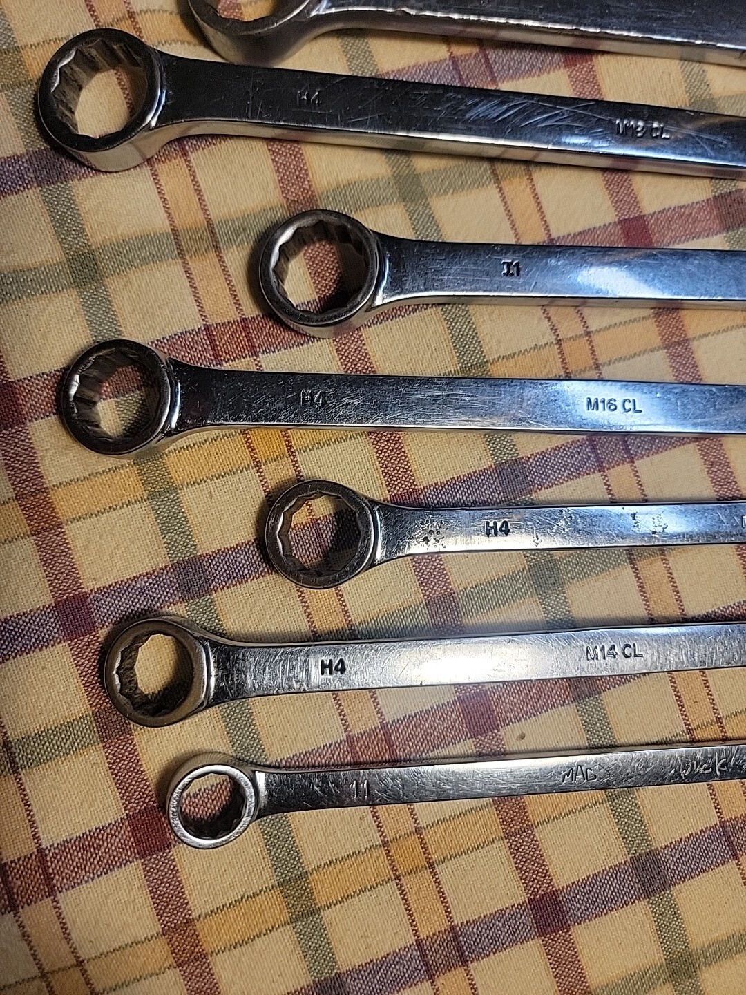 MAC Metric Range From M11CL – M23CL Combination Wrench Set 9 Pieces