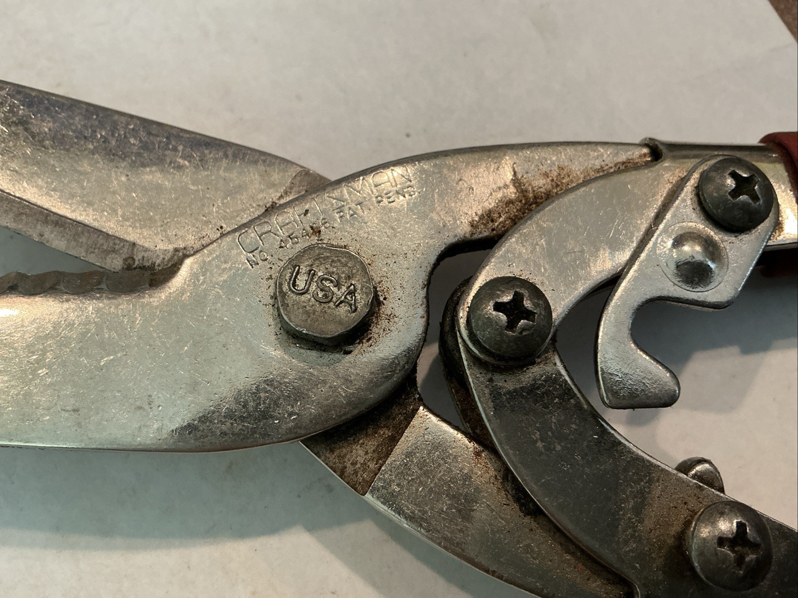 Craftsman 45466 Tin Snips Shears Sheet Metal Cutters Straight Cut Vintage USA