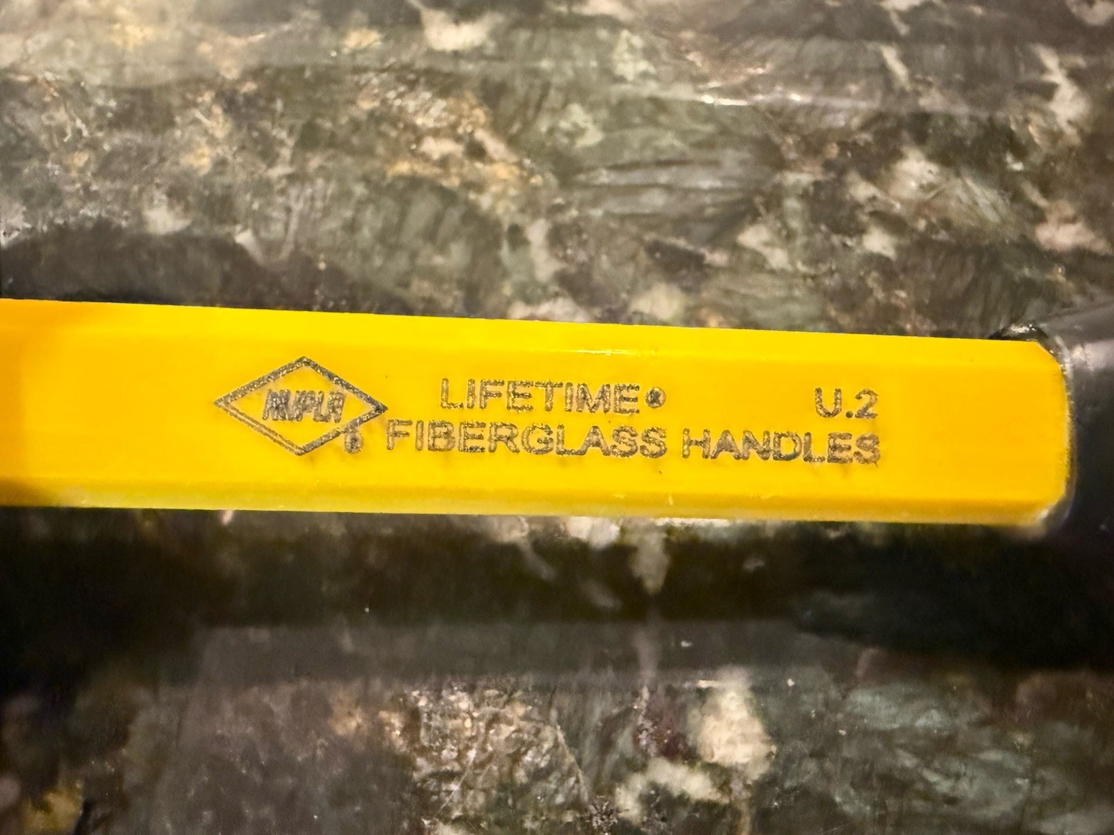 NOS Nupla 1LB 16oz Heavy Duty USA! Rubber Mallet Hammer 12” Fiberglass Handle U2