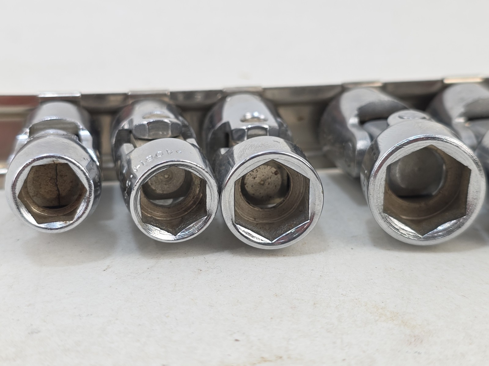 Vintage SK 3/8″ Drive SAE 7 Pc Swivel Universal Socket Set 3/8″-3/4″ USA NOS
