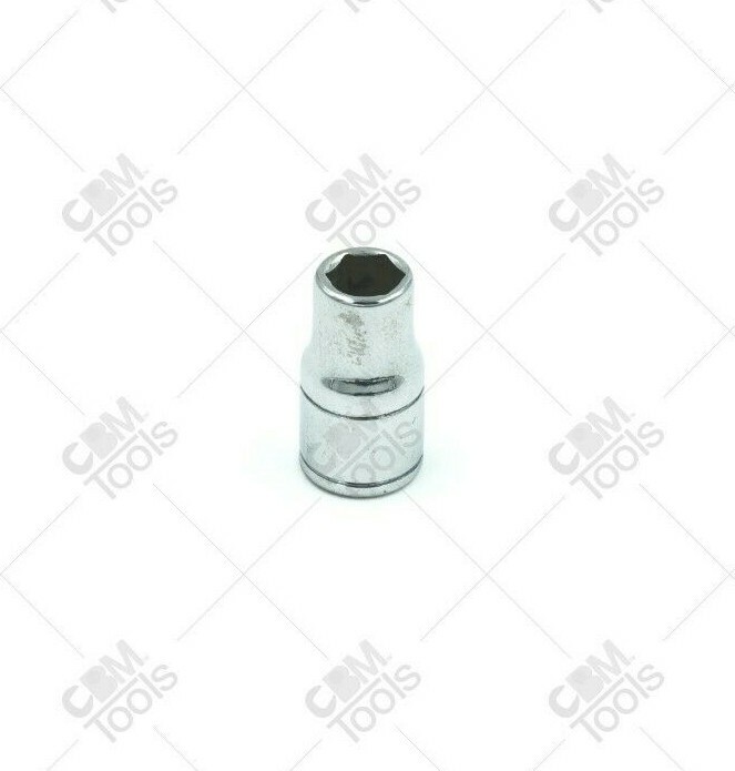 SK Hand Tools 40908 1/4″ Dr. 1/4″ 6pt Standard Fractional Chrome Socket