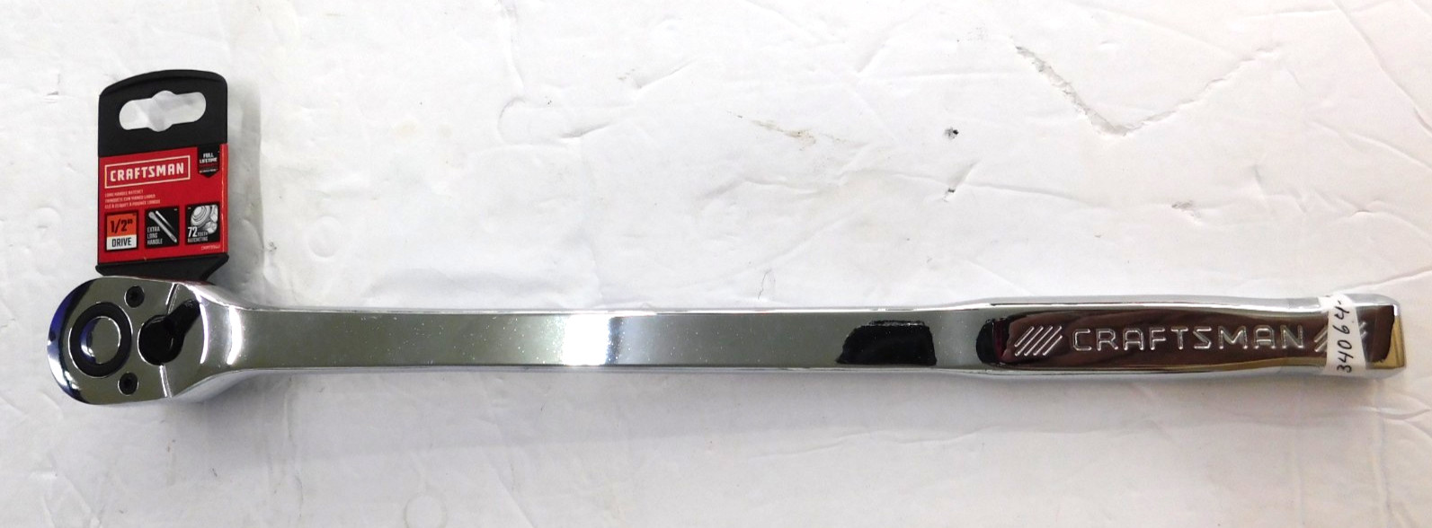 RATCHET Craftsman 1/2 Inch Drive 72 Tooth Long-Handle Ratchet CMMT99441 *NEW*