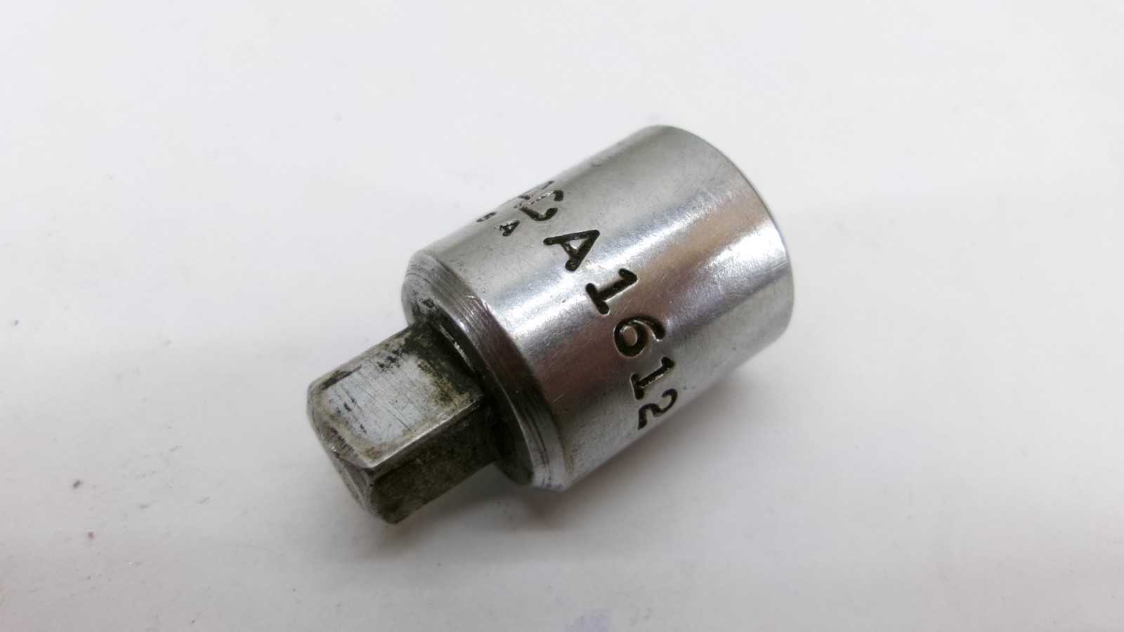 Mac Tools 1/2 to 3/8″MALE Drive Chrome Socket Adaptor A1612 USA Nice!