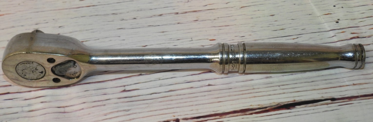 Vintage Underline Logo Snap-On SL710 1/2″ Drive Ratchet USA