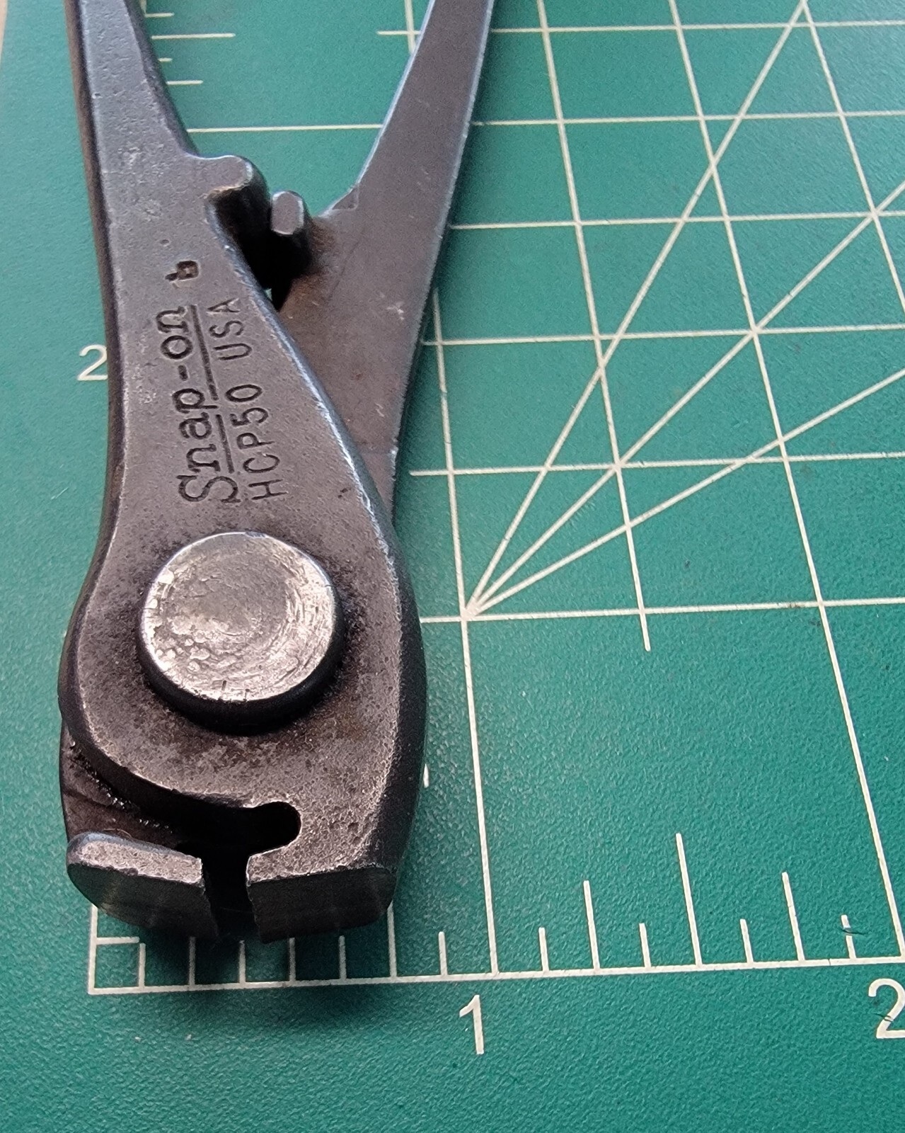 VINTAGE Snap-On End Cutter Nippers Pliers HCP50 Snap on LOOK COLLECTORS!!