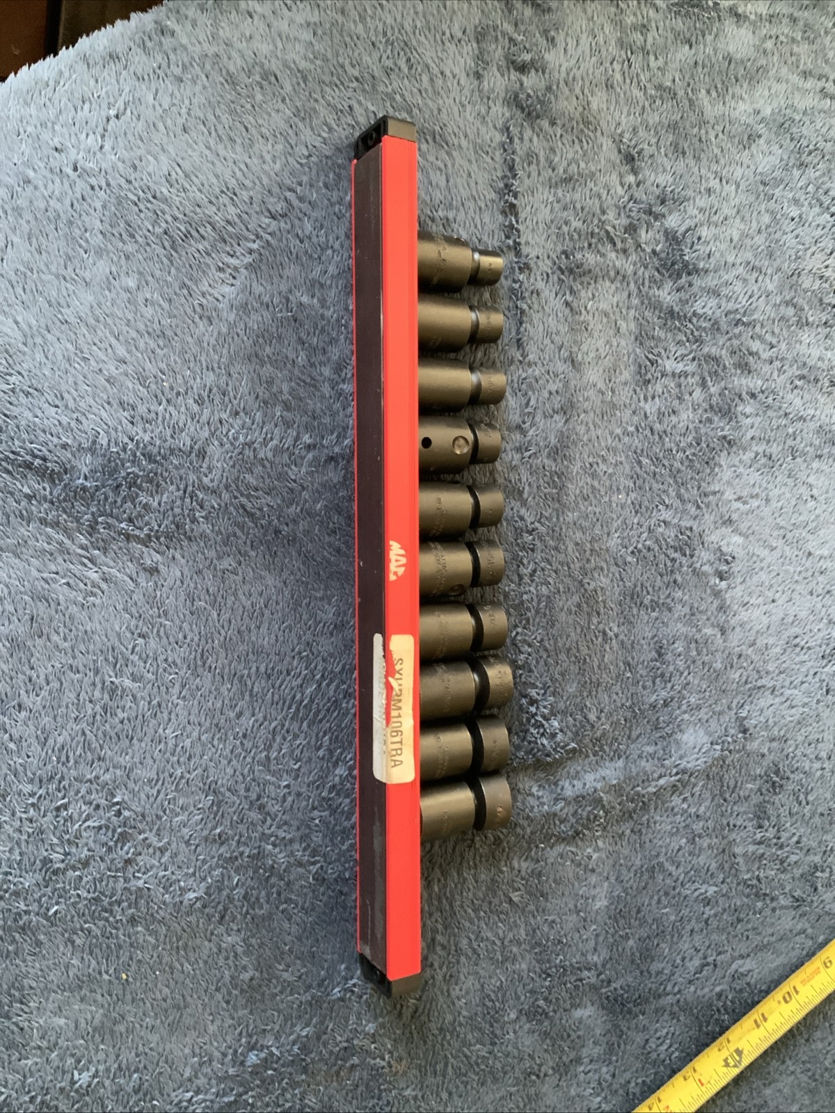 Mac Tools 3/8” Drive Impact Swivel Socket Set, 10-19mm….6pt…..Mac Tray As Well..