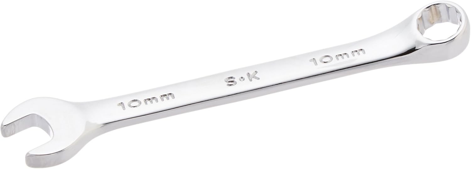 SK Tools Combination Wrench – Chrome, Regular, Metric, 12 Point, 10 Mm (SK88310)