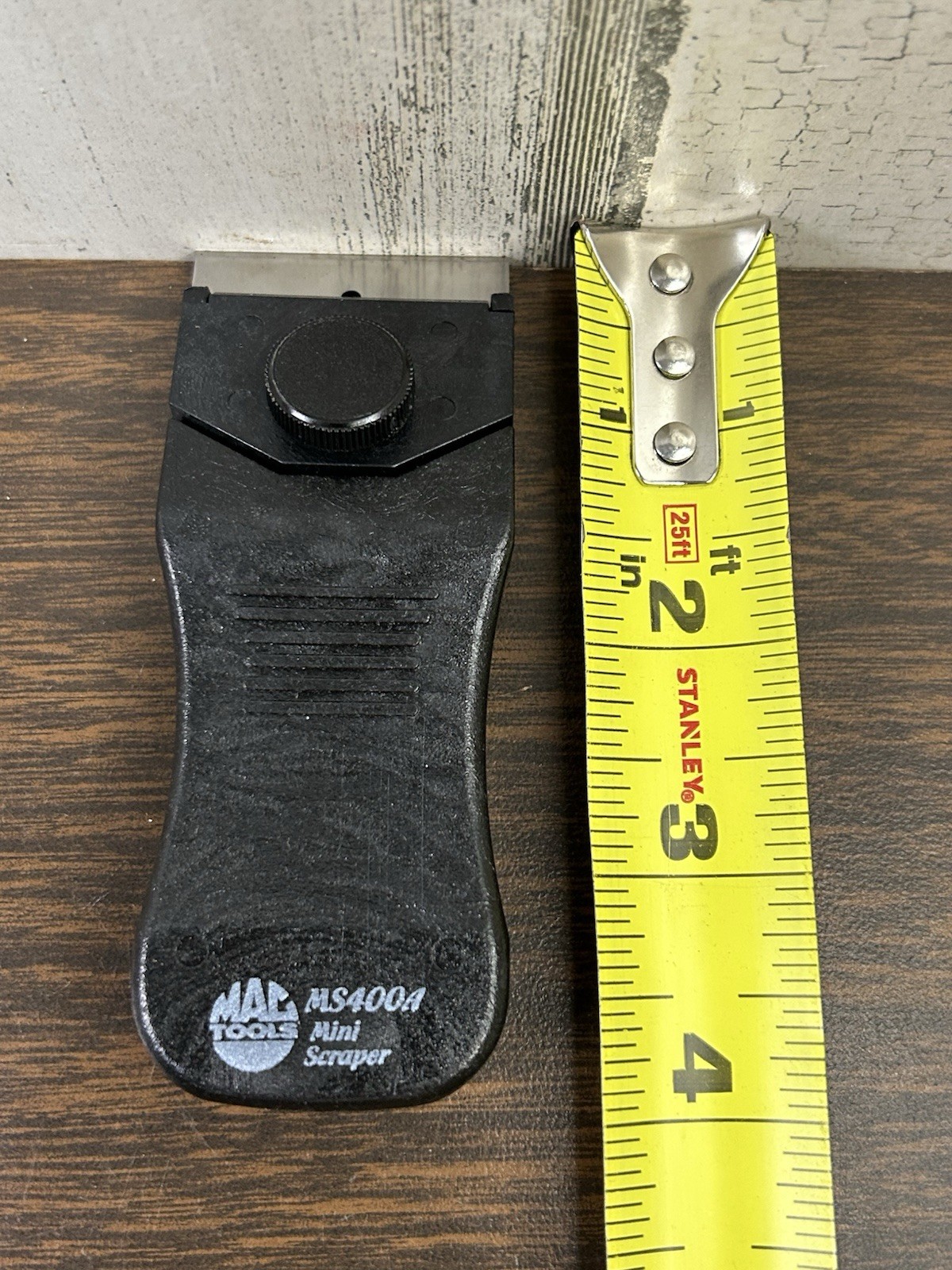 Mac Tools 4” Mini Scraper Black MS400A
