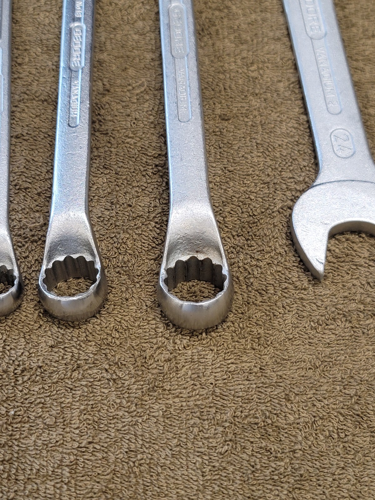 Gedore Metric Combination Wrench Set 27 24 19 17 13 12 10 mm Offset Automotive