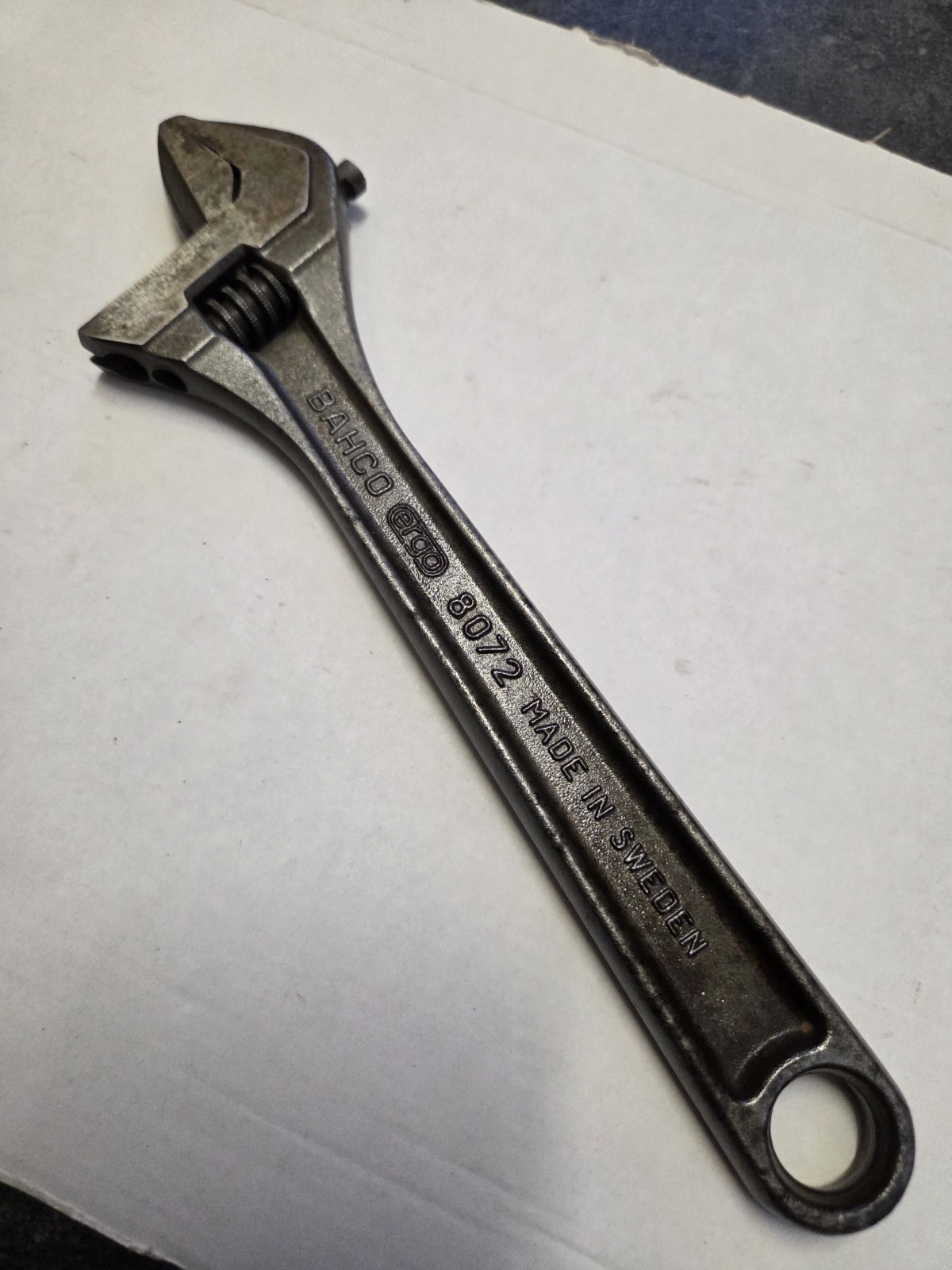 Bahco Ergo 8072 10″ 250mm Adjustable Spanner Wrench Made In Sweden (A)