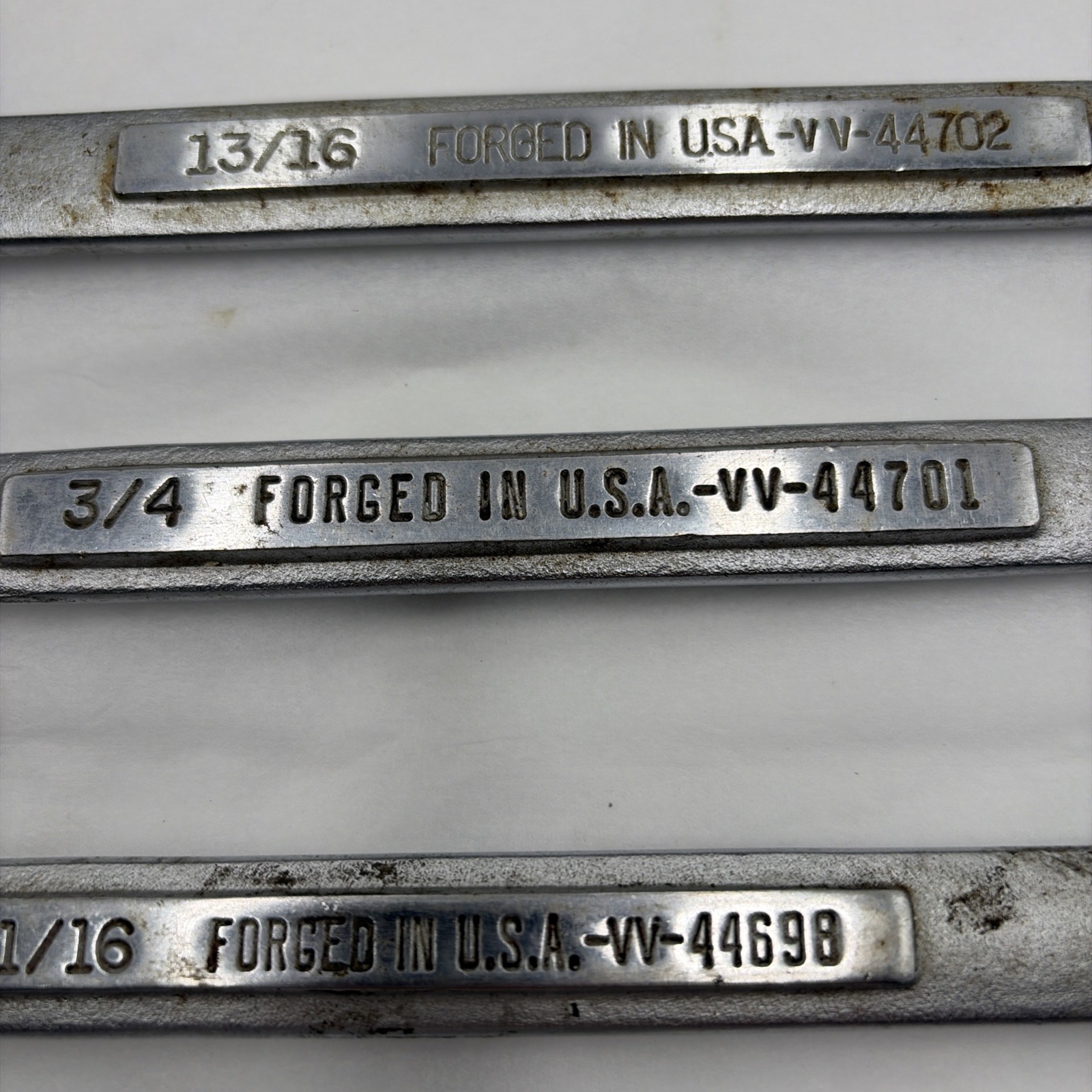 Vintage Craftsman -VV- SAE Combination Wrench Set of 9 Pieces See Description