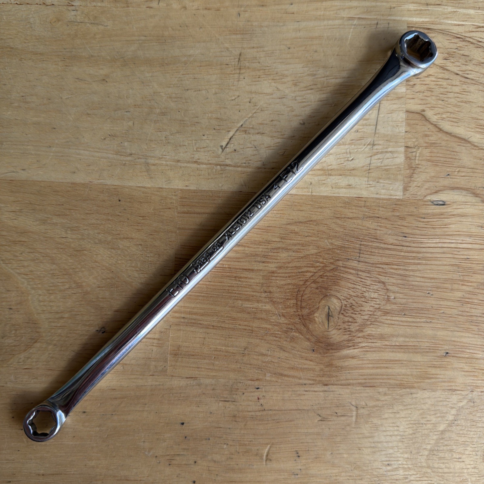 Snap On Tools E10 x E12 Etorx Torx Wrench 10 Degree Offset XLE1012 Vtg USA