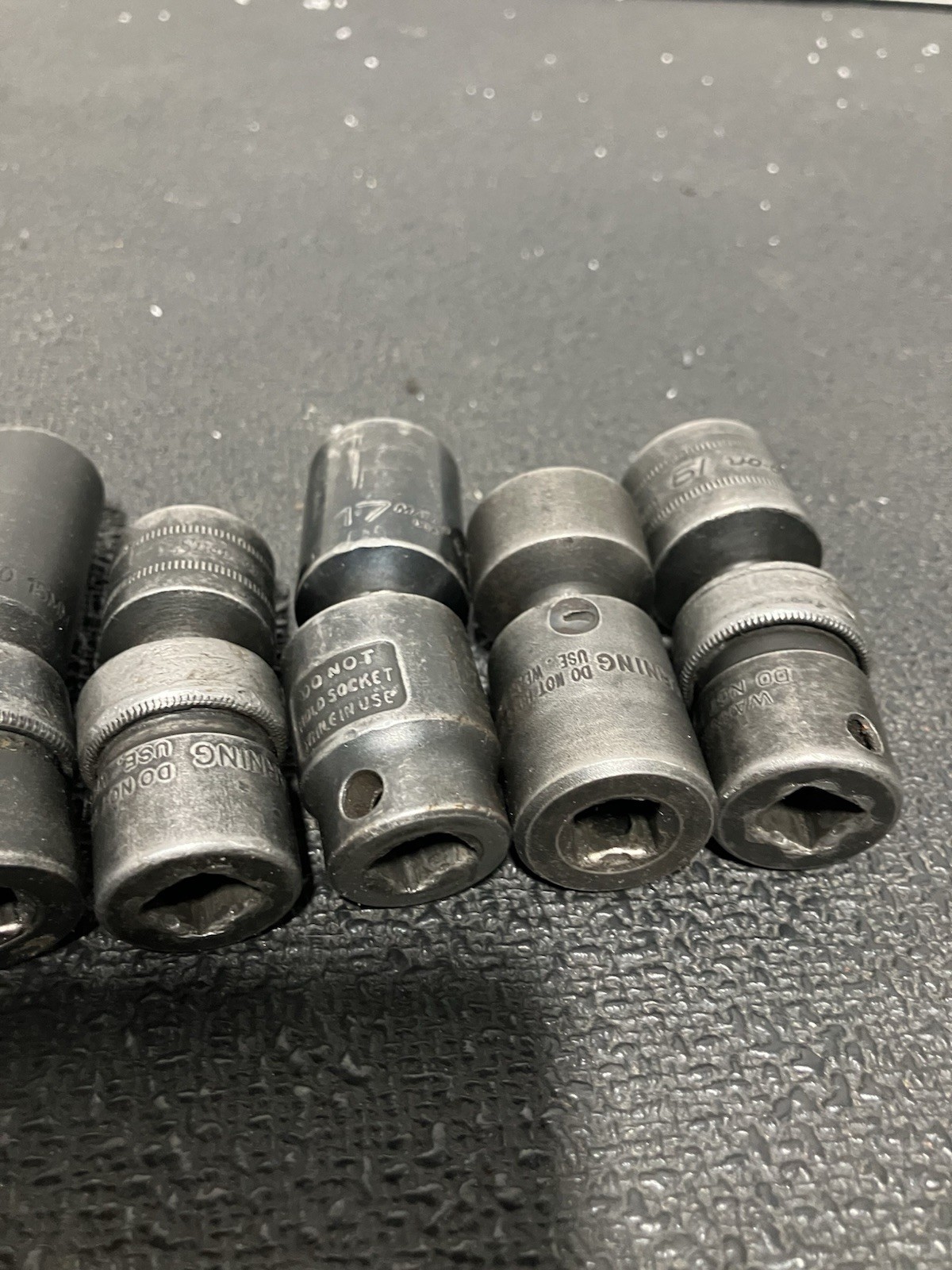 Snap On Matco Mac 3/8 Metric Impact Wobble Swivel Socket Set