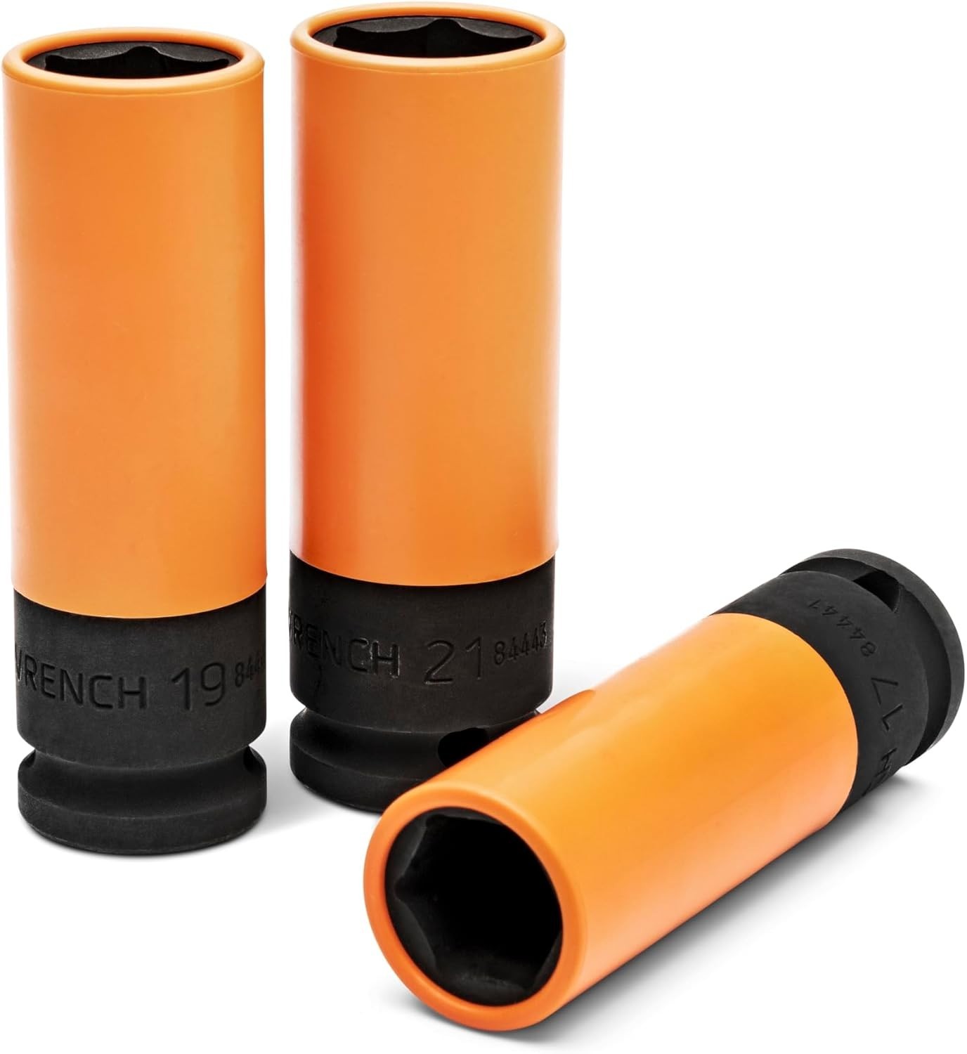 3 Piece 1/2″ Drive High-Strength Wheel Protector Impact Metric Socket Set | 8…