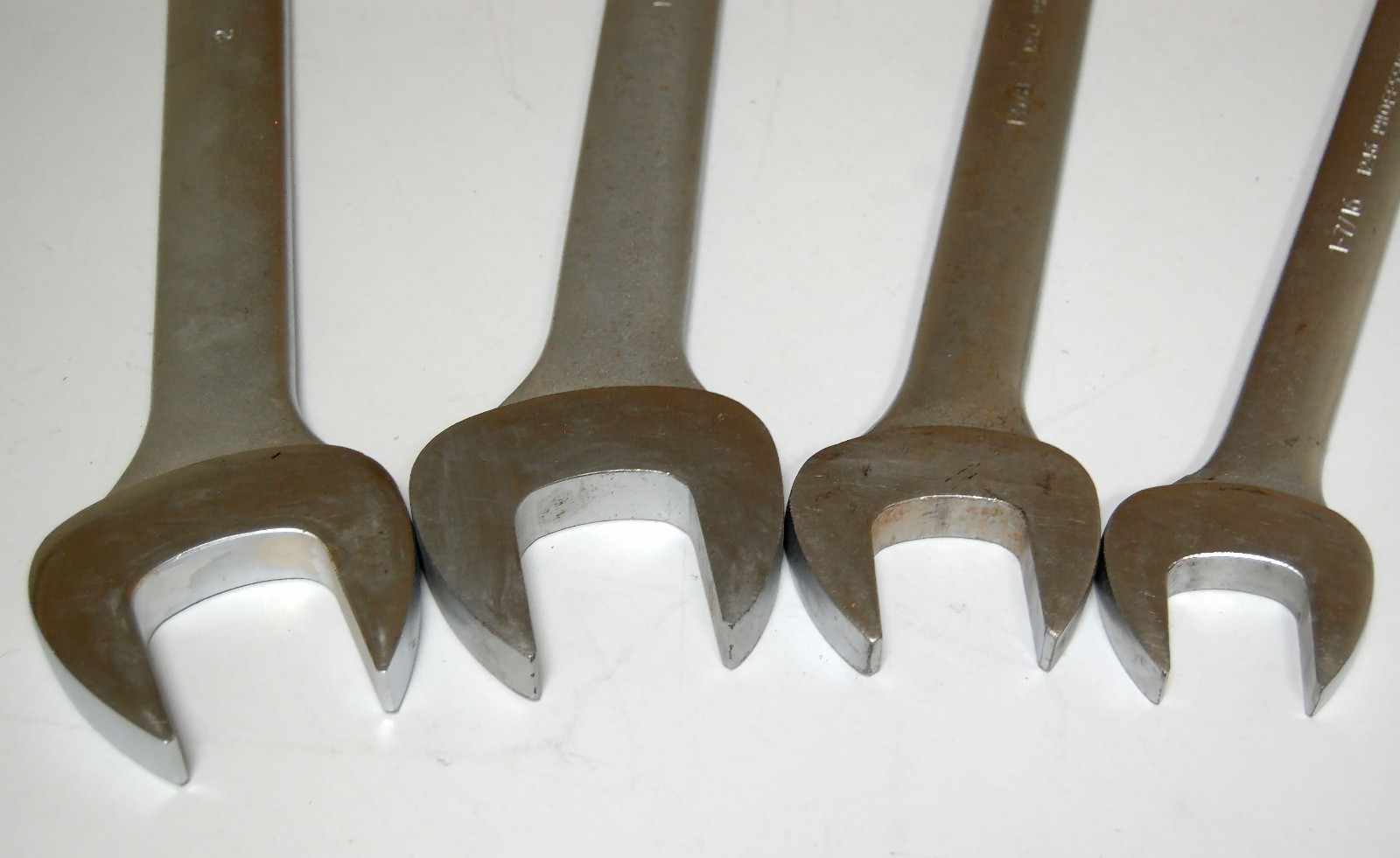 Four Proto Large Combination Wrenches 2″ 1-7/8″ 1-5/8″ 1-7/16″ Satin Finish USA