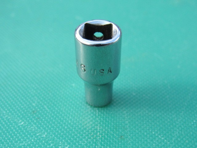SNAP ON 3/16″ TM6 1/4″ DRIVE SAE 6 POINT SHALLOW UNDERLINE SOCKET TM 6 3/16 IN
