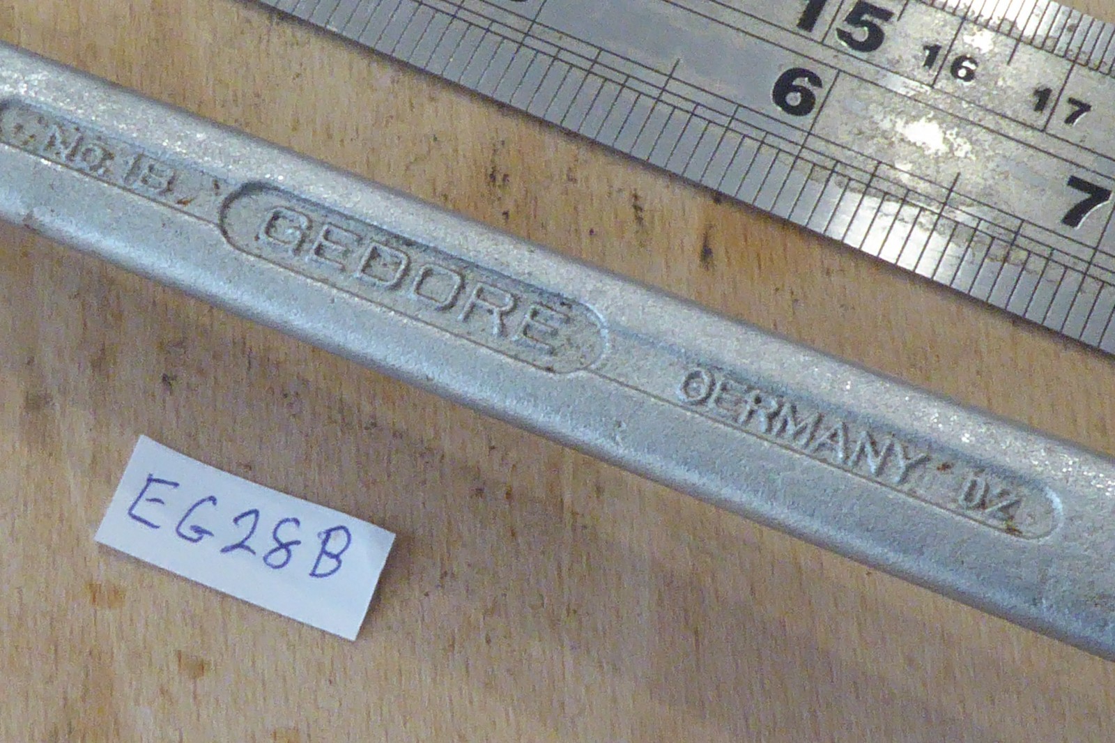 GEDORE No. 1B combination spanner 19mm made in Germany metric