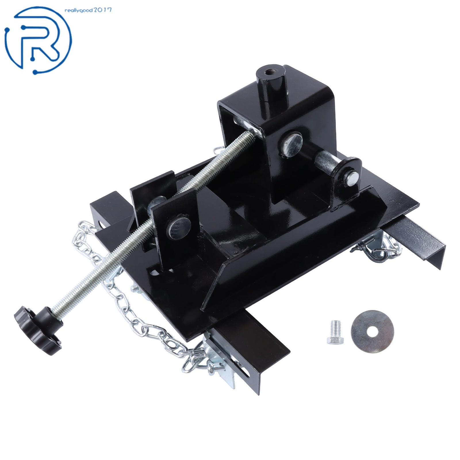 Heavy Duty 1/2 Ton Transmission Jack Adapter Dual Chain for Floor Jack Repair
