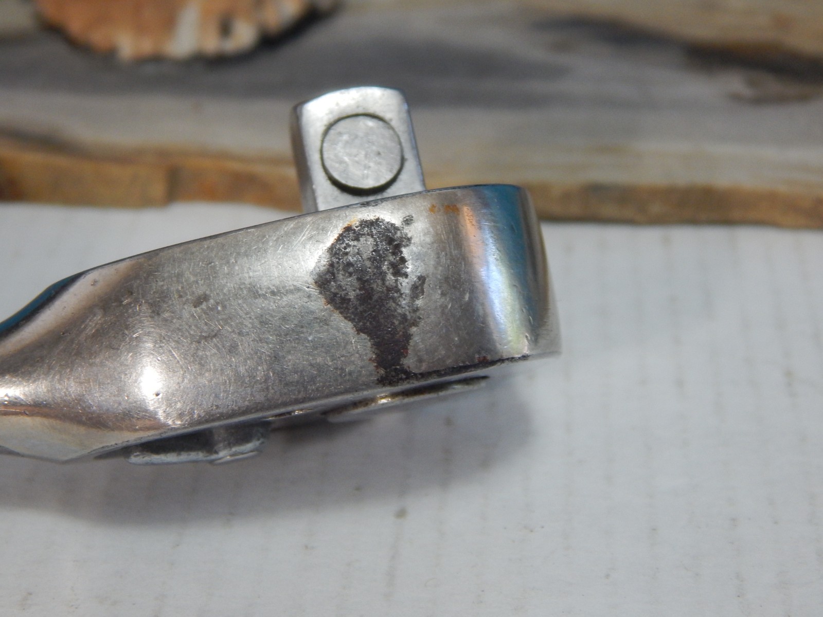 Snap on Tools 7.5″ Ratchet 3/8″ Drive, Year 1948 ,flat shank