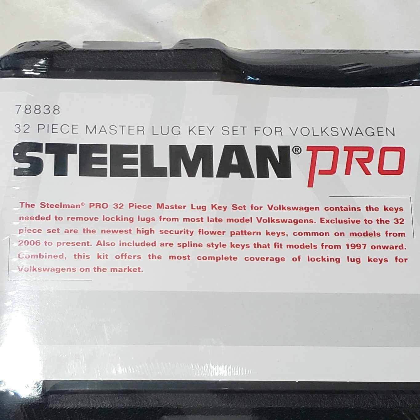 Steelman Pro 32 Piece Master Lug Key Set For Volkswagen VW 78838
