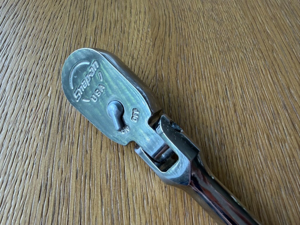 SNAP ON 3/8″ drive 11 1/2″ Long Handled Flex Head Ratchet FLF80A NEW! AWESOME!!