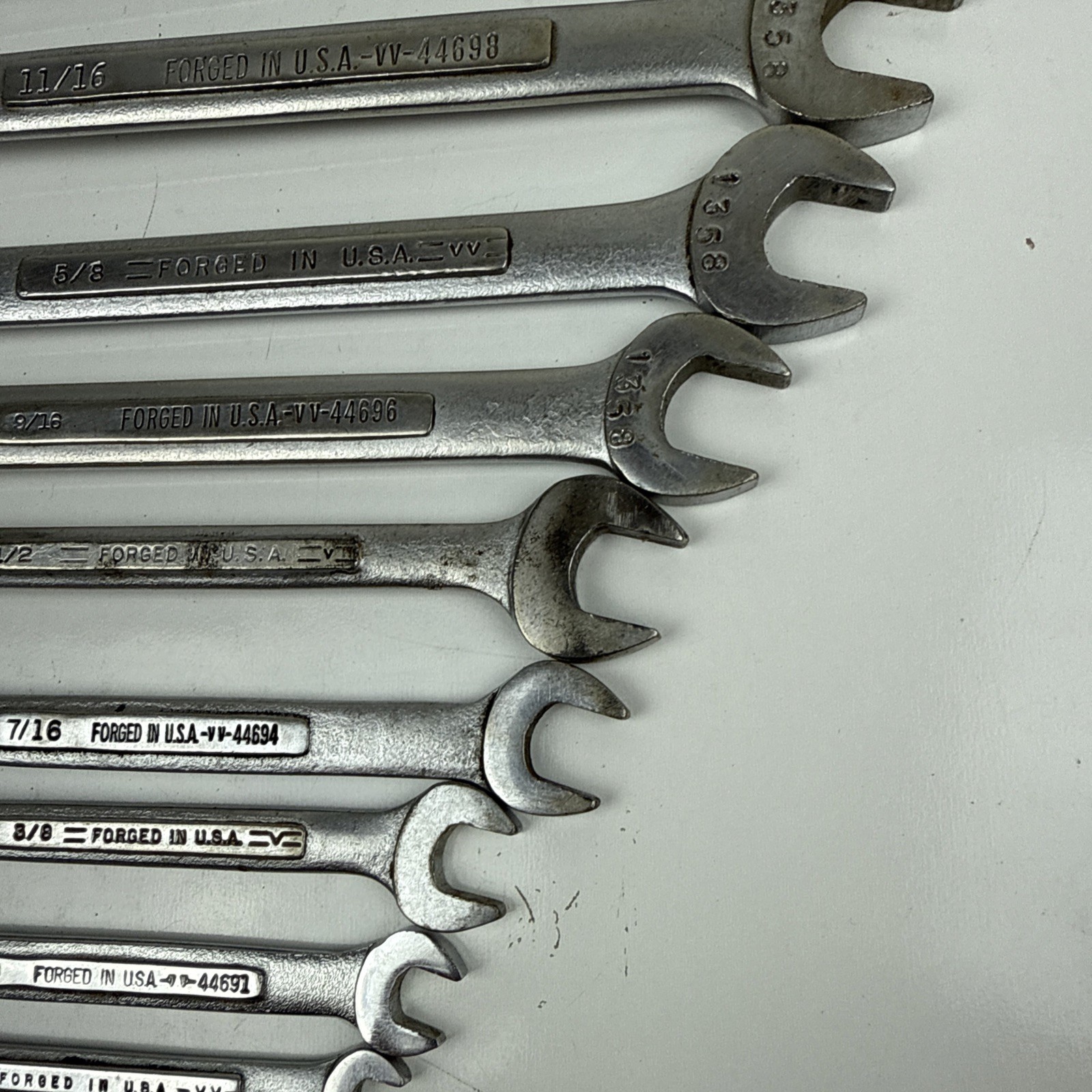 Craftsman SAE Combination Wrench Set USA 12 Pt 1/4″ 1 15/16” 15 Tools V&VV