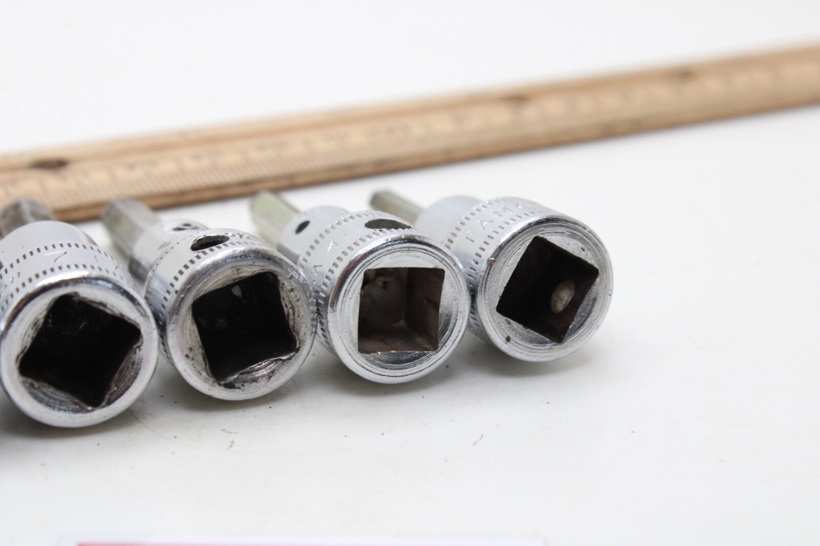 Snap On FAM4A-FAM10B 4-10 mm 3/8″ Drive 6 Piece Metric Hex Bit Socket Set USA