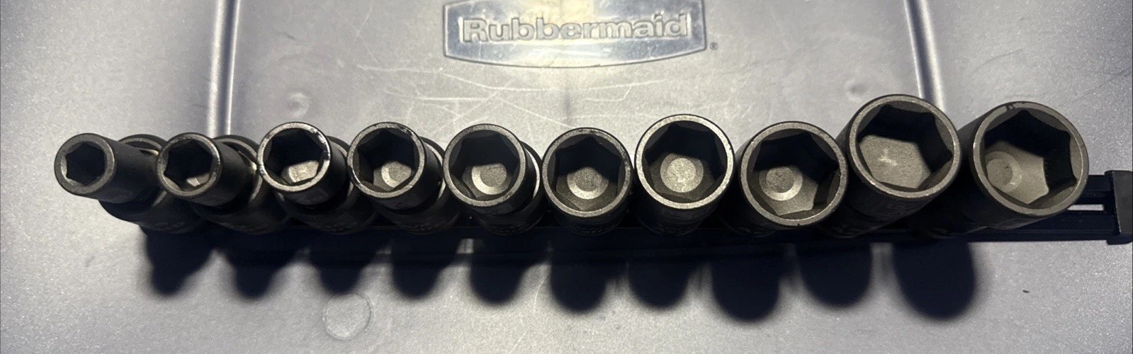 Astro 10pc 1/2″ Drive Nano Pinless Universal Impact Socket Set SAE 7/16” – 1”