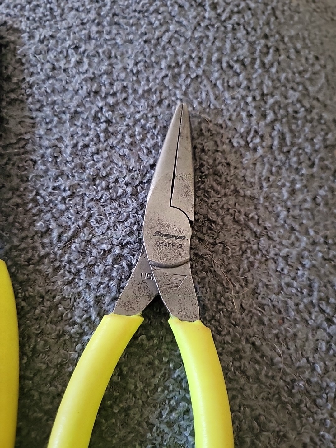 Snap on Tools 5 Piece Hi-Viz Yellow Pliers Set