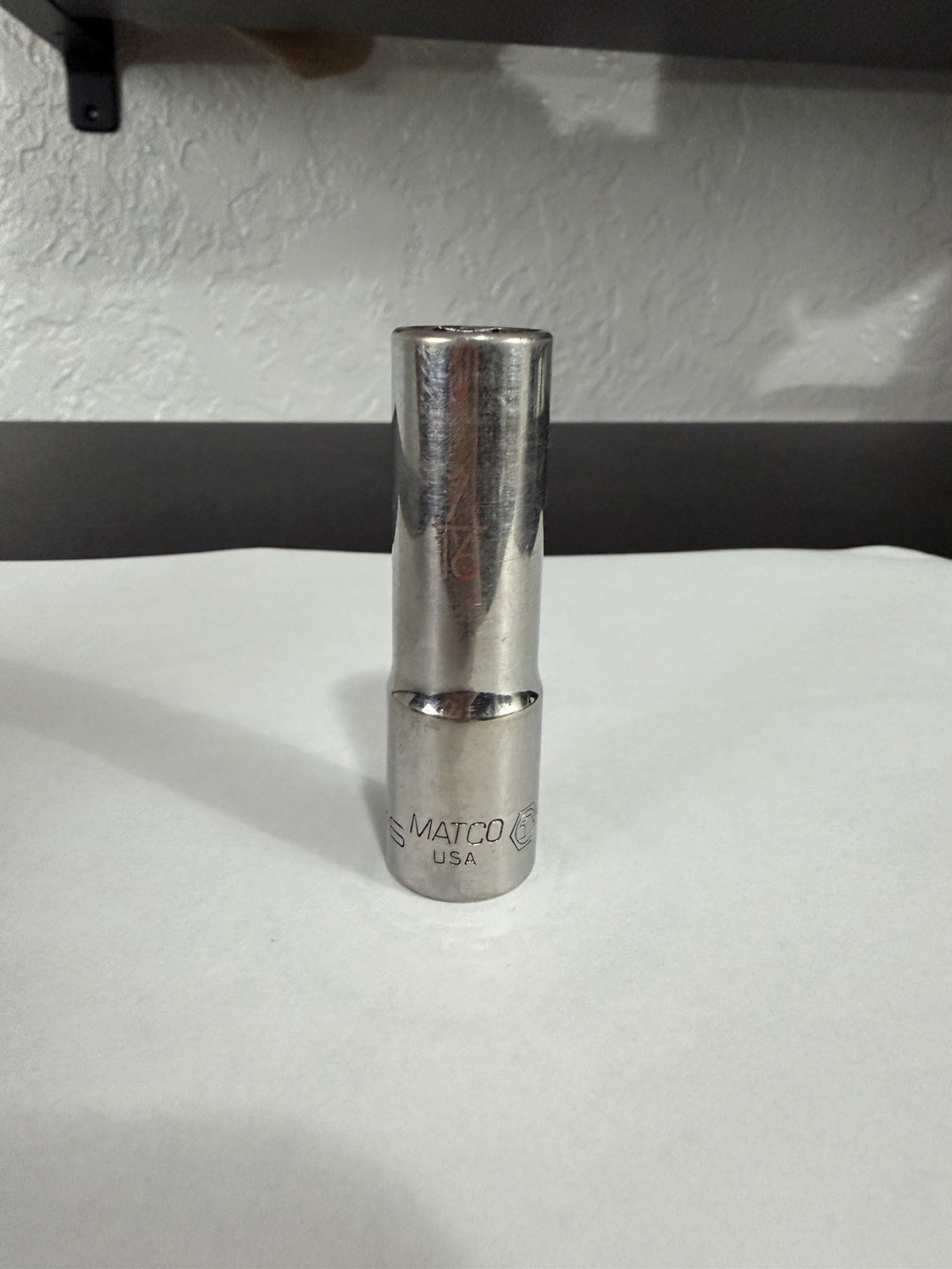 Matco Tools 3/8″ Drive 7/16″ 6PT SAE Deep Chrome Socket BD146A