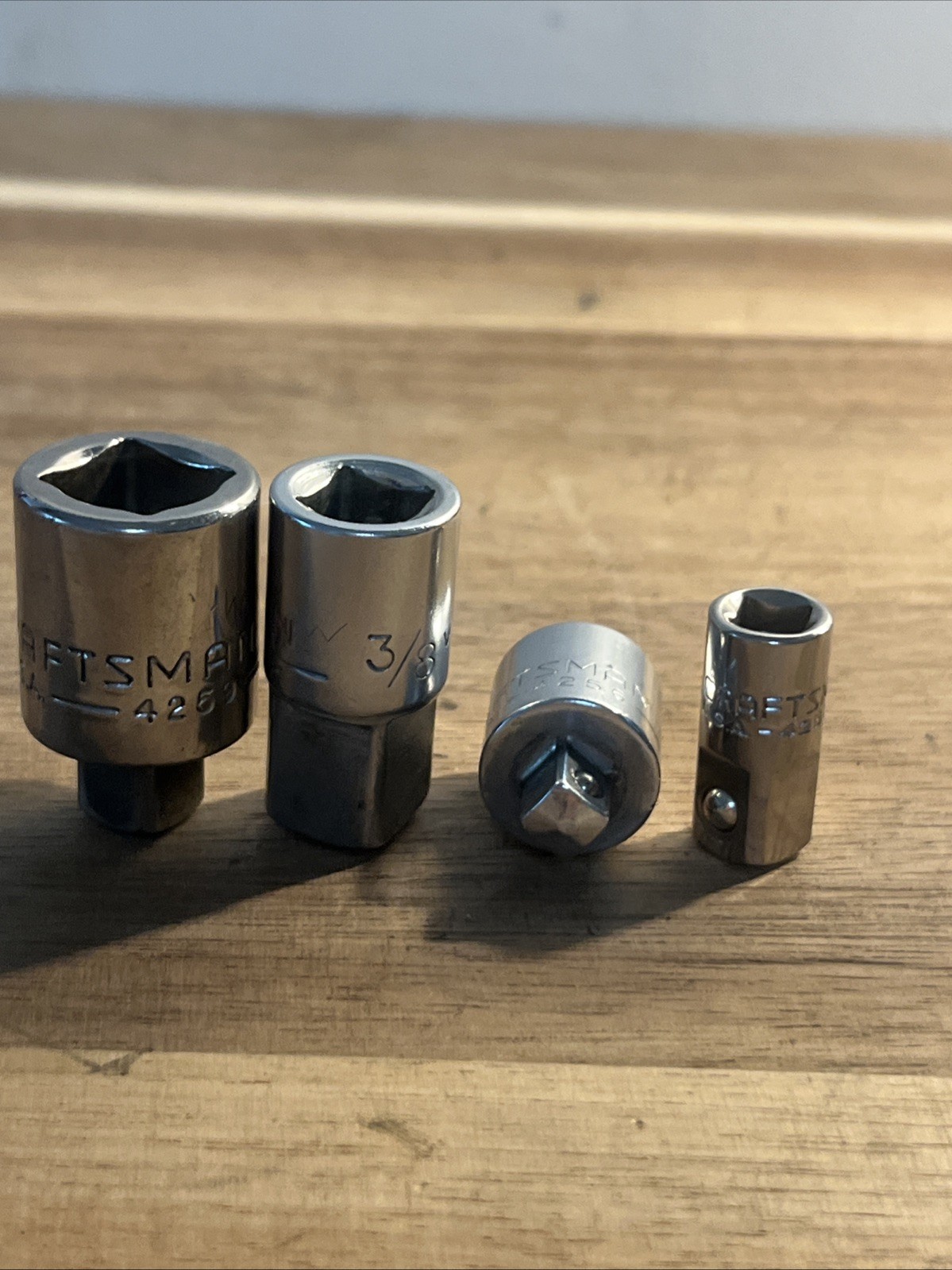 Vtg Craftsman Adapters 4 Pc 4256 4257 4258 4259