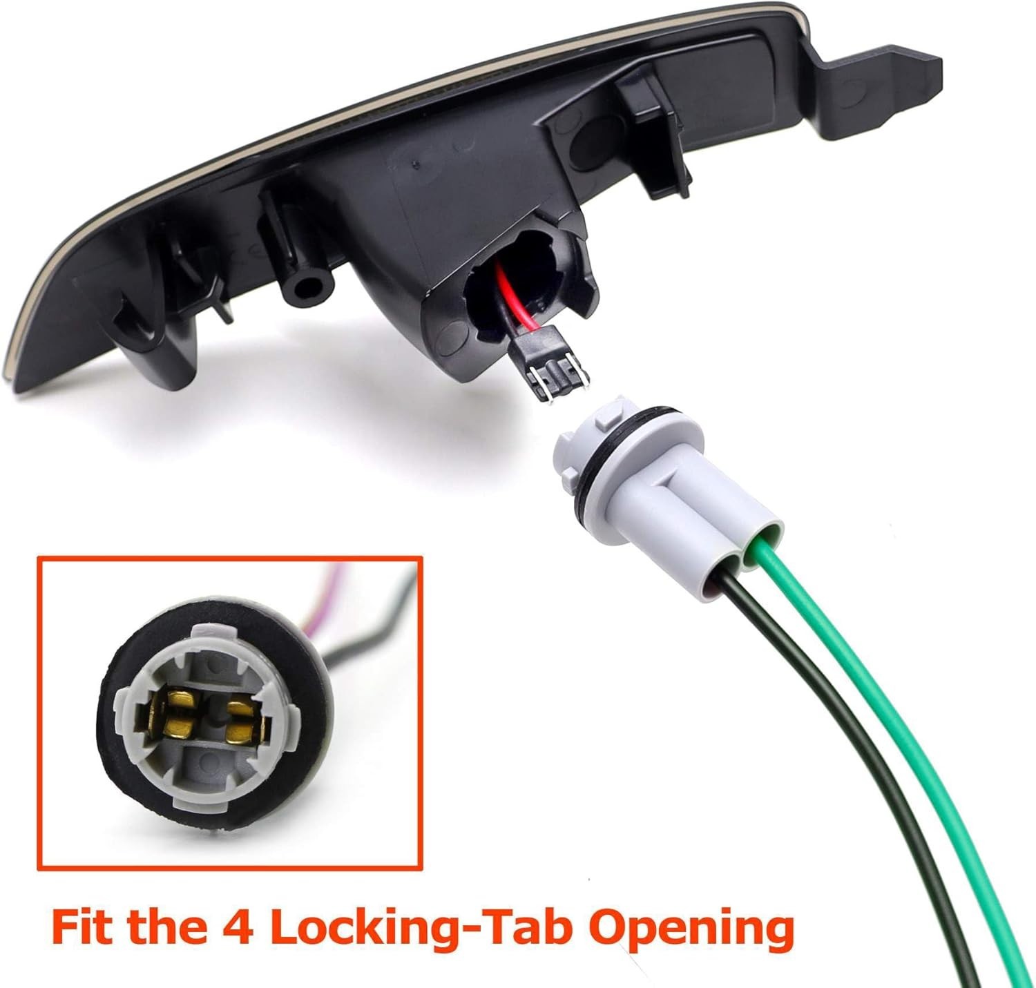 912 920 921 T15 Nylon Socket Pigtail Wiring Harness Repair Replacement