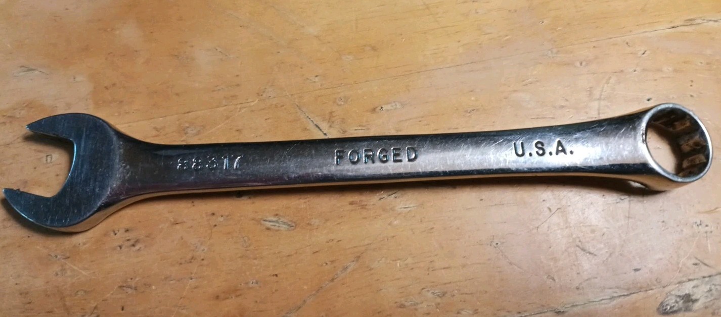 S-K 17 Millimeter Combo Wrench, 12 Point