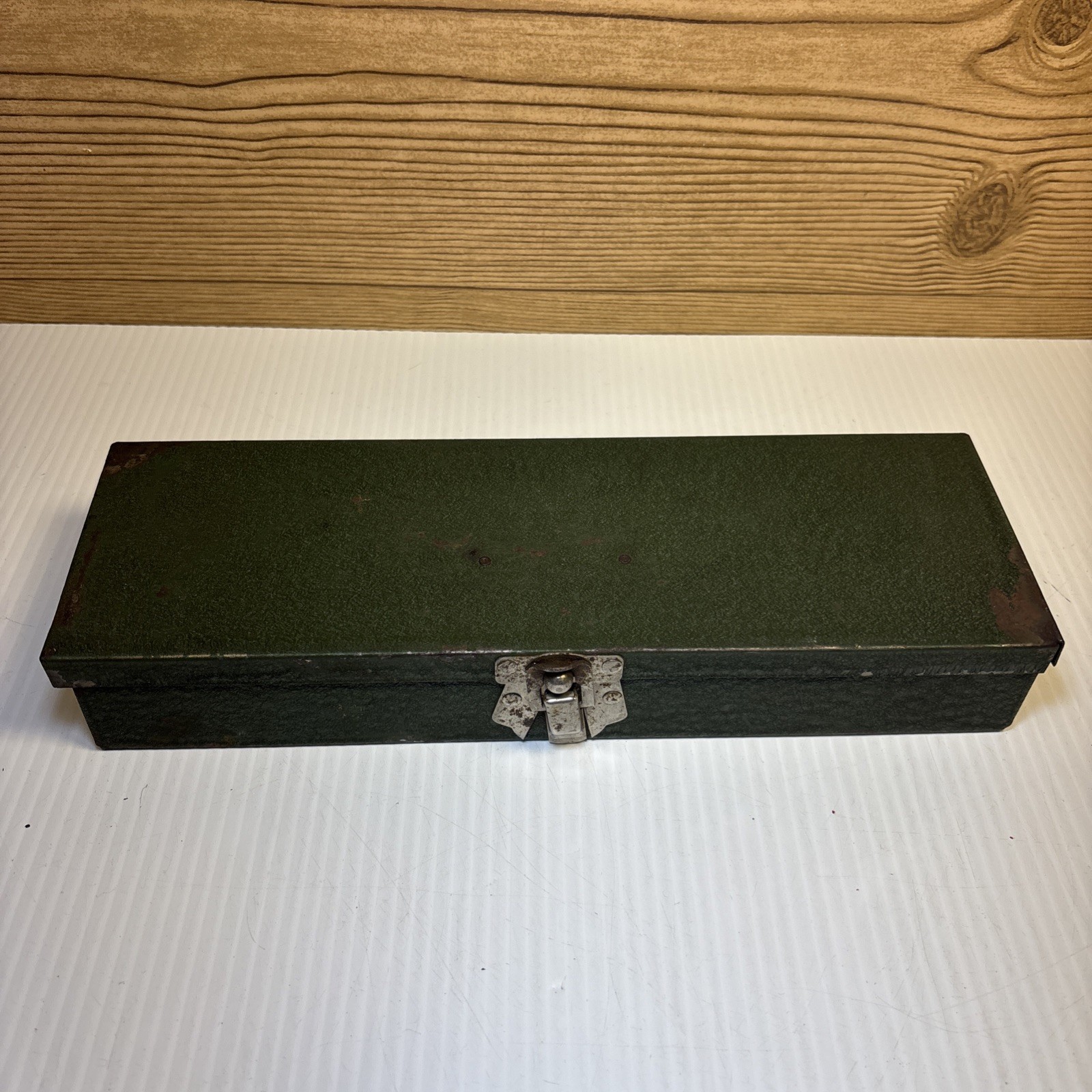 Vintage SK Tools 1/2” Drive Socket Set W/ 11 Pieces & Metal Case USA