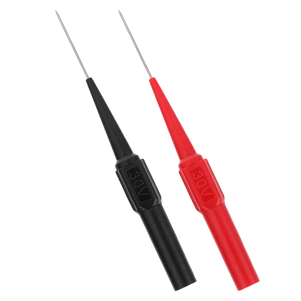2 Pcs Stainless Steel Insect Pins Back Probe Kit Automotive Test Leads Light