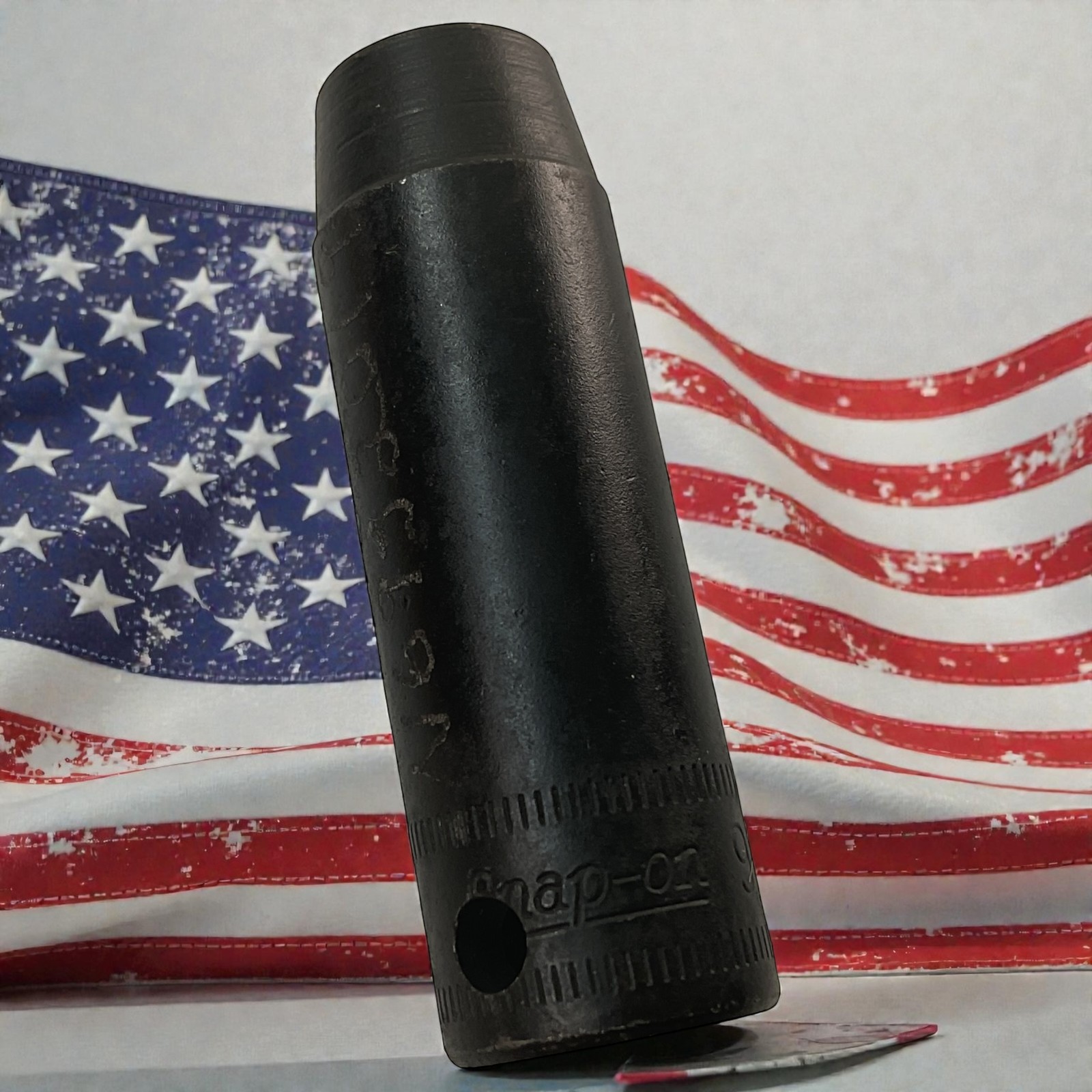 Snap-on Deep Impact Socket SIMFM9 9mm 6-Point 3/8″ Drive As Pictured USA Marks