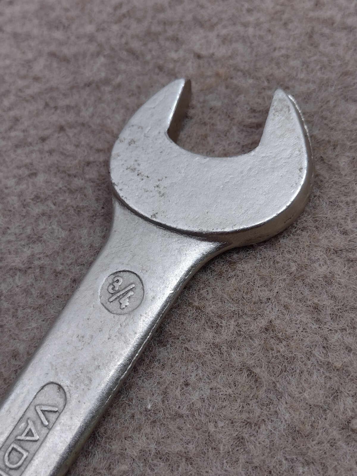 Vadimonium 5/8″ x 3/4″ Double Open End Wrench Germany German Made Standard Tool.