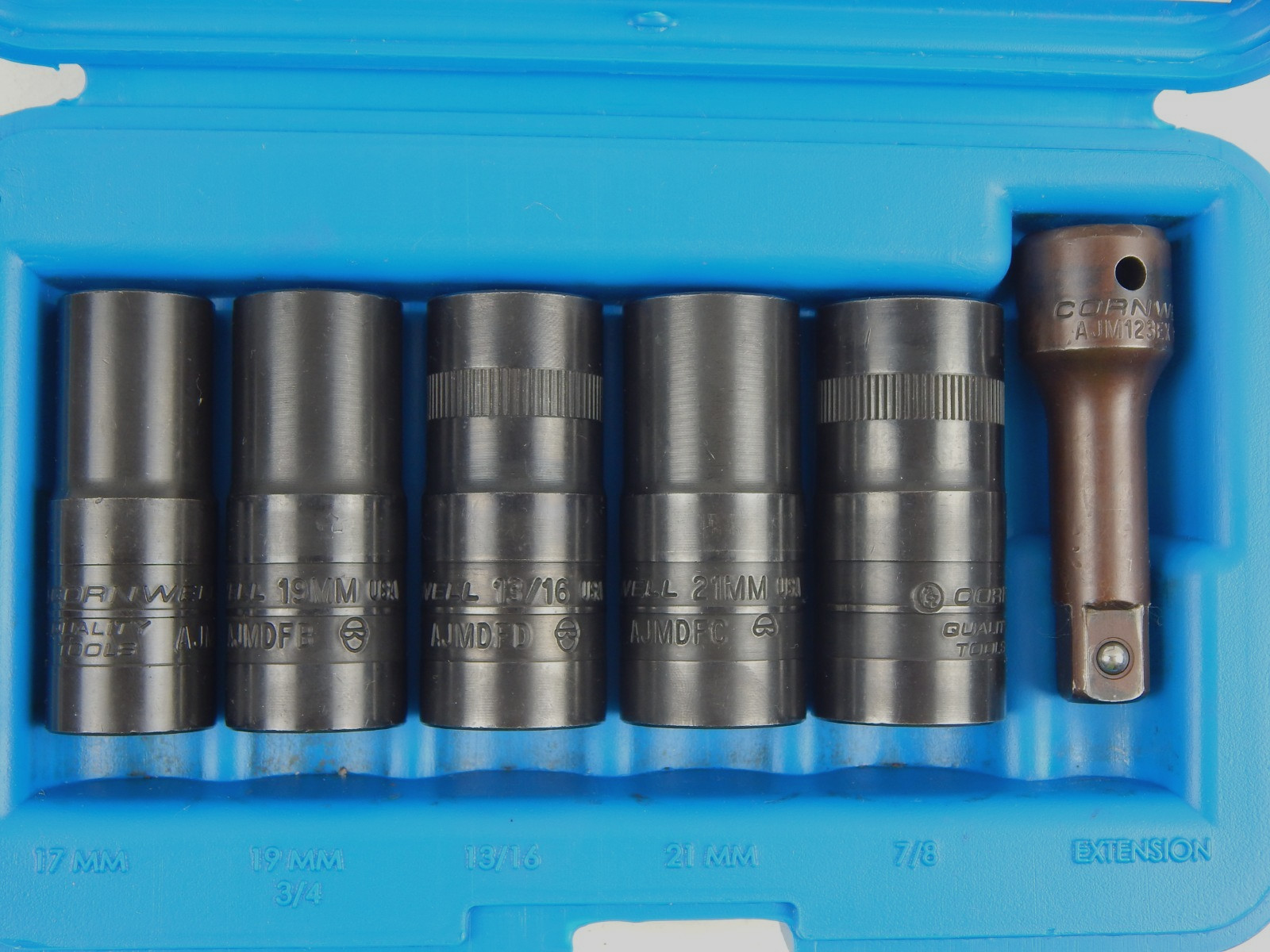 Cornwell 6 Piece Wheel Lug & Stripped Nut Flip Socket Set 1/2″ Drive – AJMDF6