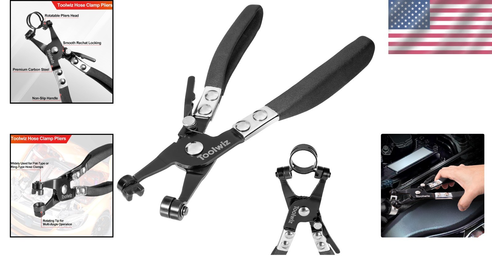 Carbon Steel Hose Clamp Removal Tool