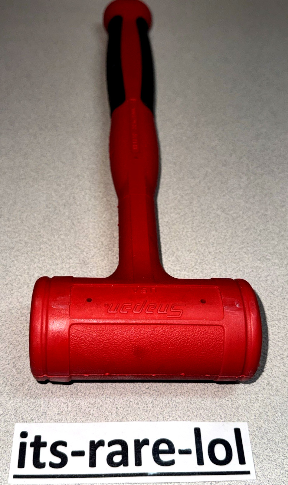 Snap-on HBFE103 3-Piece Red Soft Grip Dead Blow Hammer Set (24oz, 32oz, 48oz)