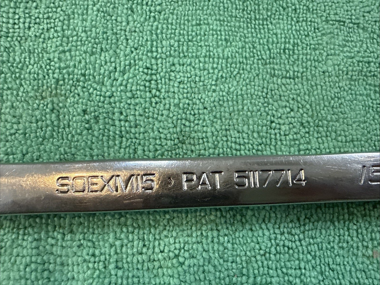 Snap On SOEXM15 15mm 12 Point Metric Flank Drive Plus Combination Wrench