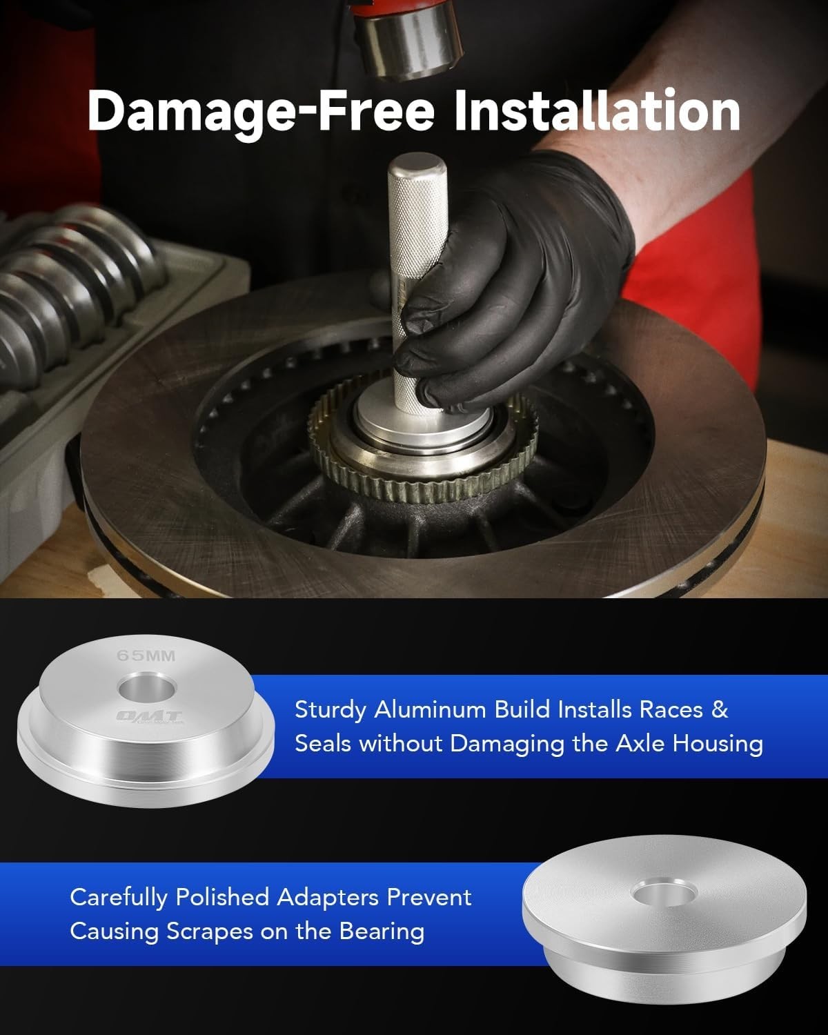 Heavy-Duty 10pc Seal Installer Set – Perfect for Efficient Bearing Installation