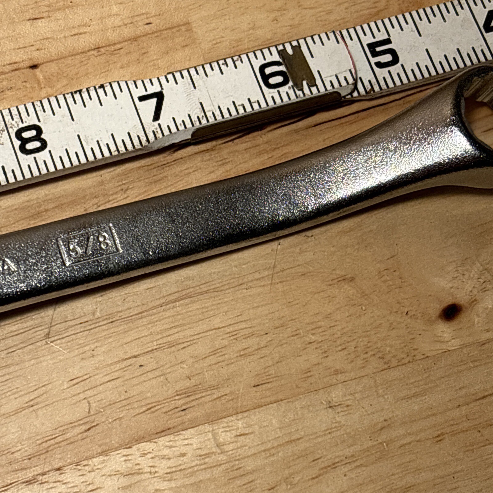 Vintage Stanley 5/8 X 3/4 Box End Wrench Made In USA 🇺🇸 Nice!