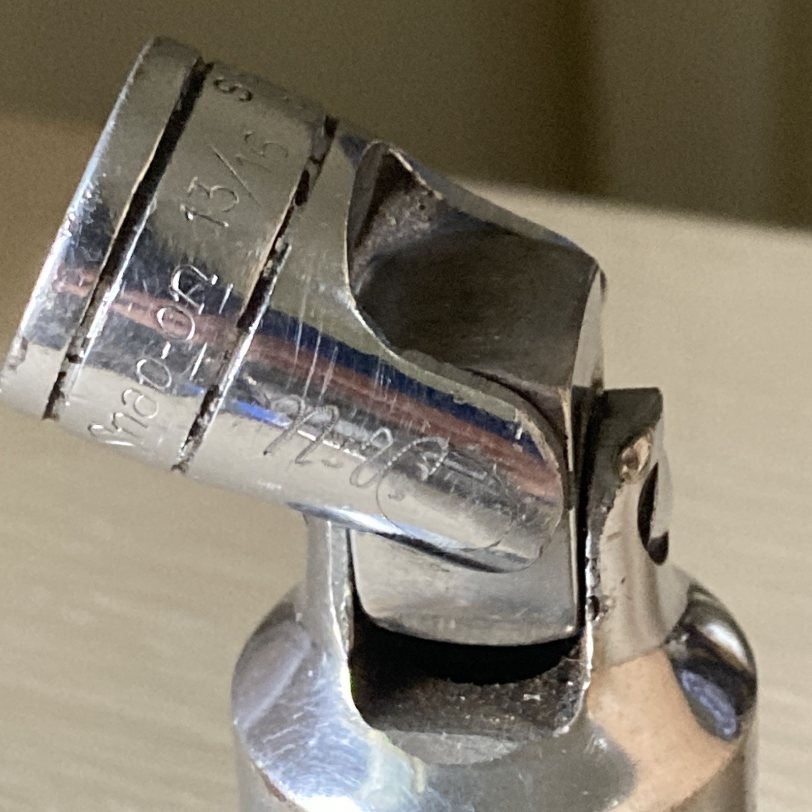 TWO Snap On Swivel Tools Both 13/16 S9704 CFU Made In USA (initials engraved)