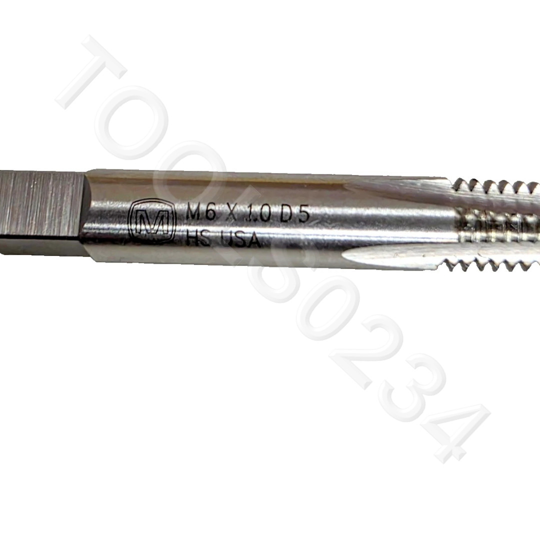 M6 x 1.0 D5 HSS Taper Tap Morse MT3838151 Starter 4FL Hand USA 6MM