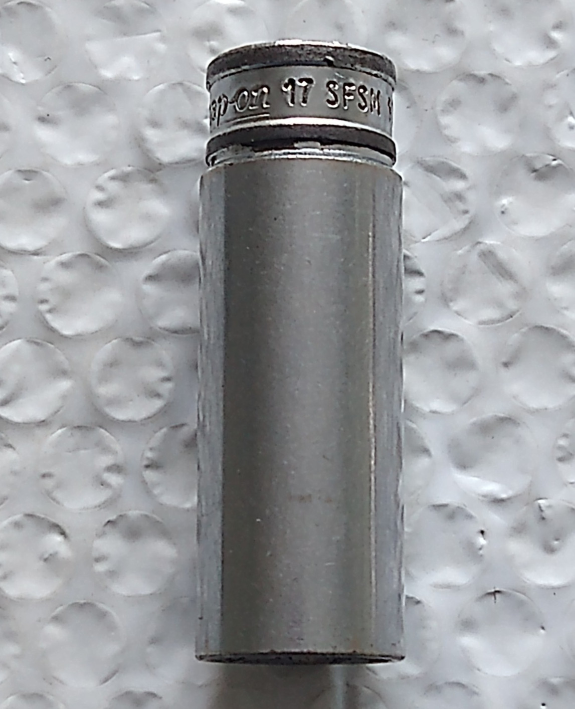 SNAP ON SFSM17, 3/8″ DRIVE, 17MM. SOCKET, 2.6″ Deep, 6 Point *BLACK RING SERIES*