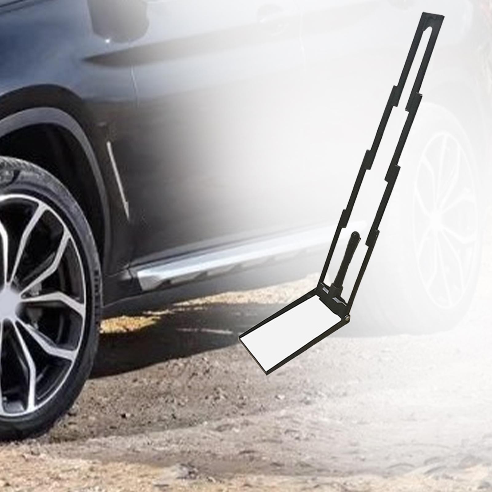 Under Vehicle Inspection Mirror Under Car Mirror Folding Portable Built in LED