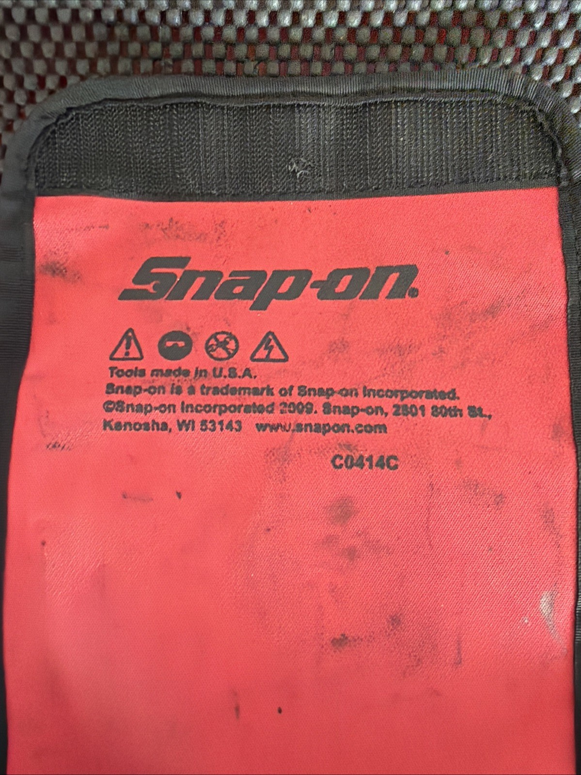 Snap On Tools Bastard Cut Mill File Set 4pc Red Soft Handle W/ Pouch SGH300A