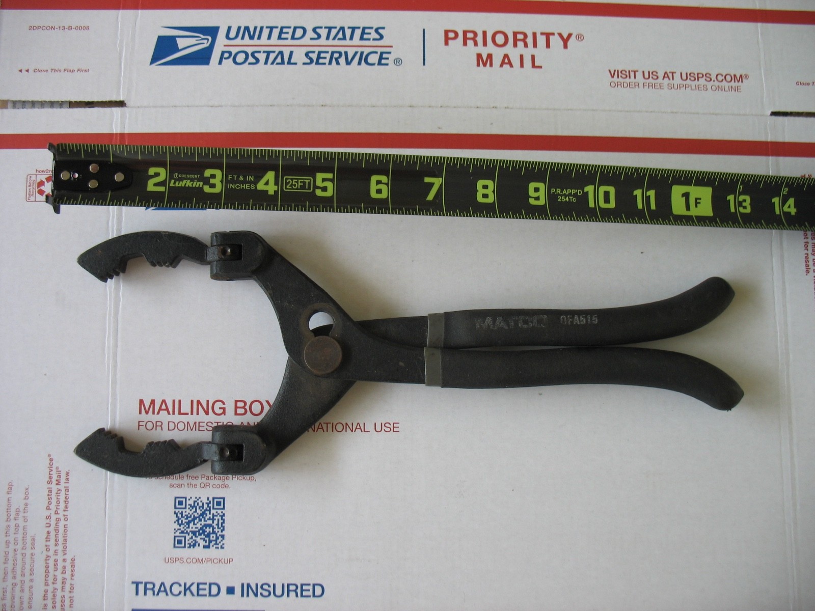 MATCO HEAVY-DUTY ADJUSTABLE OIL FILTER. WRENCH, USED, VALUE:$?????